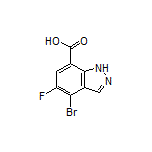 4-Bromo-5-fluoro-1H-indazole-7-carboxylic Acid