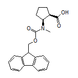 (1R,2S)-2-[Fmoc-(methyl)amino]cyclopentanecarboxylic Acid