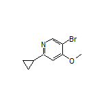 5-Bromo-2-cyclopropyl-4-methoxypyridine