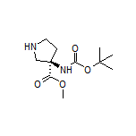 Methyl (R)-3-(Boc-amino)pyrrolidine-3-carboxylate