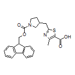 2-[(1-Fmoc-3-pyrrolidinyl)methyl]-4-methylthiazole-5-carboxylic Acid