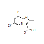 6-Chloro-8-fluoro-2-methylimidazo[1,2-a]pyridine-3-carboxylic Acid