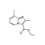 Methyl 8-Iodo-2-methylimidazo[1,2-a]pyridine-3-carboxylateEthyl 8-Iodo-2-methylimidazo[1,2-a]pyridine-3-carboxylate