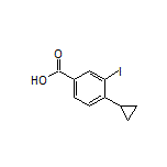 4-Cyclopropyl-3-iodobenzoic Acid