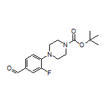 4-(4-Boc-piperazin-1-yl)-3-fluorobenzaldehyde