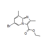 Ethyl 6-Bromo-2,8-dimethylimidazo[1,2-a]pyridine-3-carboxylateEthyl 6-Bromo-2,8-dimethylimidazo[1,2-a]pyridine-3-carboxylate