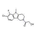 1-[7-Chloro-6-fluoro-5-methyl-3,4-dihydro-1H-pyrido[4,3-b]indol-2(5H)-yl]-2-hydroxyethanone