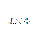 2,2-Dimethoxy-6-azaspiro[3.4]octane