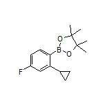 2-Cyclopropyl-4-fluorophenylboronic Acid Pinacol Ester