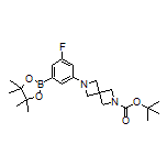 [3-(6-Boc-2,6-diazaspiro[3.3]heptan-2-yl)-5-fluorophenyl]boronic Acid Pinacol Ester