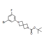 2-Boc-6-(3-bromo-5-fluorophenyl)-2,6-diazaspiro[3.3]heptane