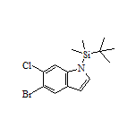 5-Bromo-1-(tert-butyldimethylsilyl)-6-chloro-1H-indole