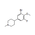 4-(3-Bromo-5-fluoro-4-methoxyphenyl)-1-methylpiperidine