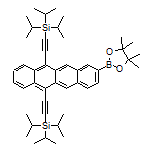 [6,11-Bis[(triisopropylsilyl)ethynyl]tetracen-2-yl]boronic Acid Pinacol Ester