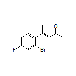 (E)-4-(2-Bromo-4-fluorophenyl)pent-3-en-2-one