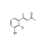 (E)-4-(3-Bromo-2-fluorophenyl)pent-3-en-2-one