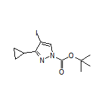 1-Boc-3-cyclopropyl-4-iodo-1H-pyrazole