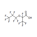 2,3,3,3-Tetrafluoro-2-(perfluoropropoxy)propanoic Acid