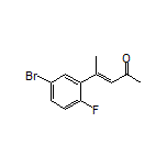 (E)-4-(5-Bromo-2-fluorophenyl)pent-3-en-2-one