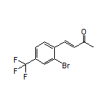 (E)-4-[2-Bromo-4-(trifluoromethyl)phenyl]but-3-en-2-one