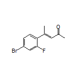 (E)-4-(4-Bromo-2-fluorophenyl)pent-3-en-2-one