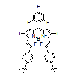 3,7-Bis[(E)-4-(tert-butyl)styryl]-5,5-difluoro-2,8-diiodo-10-(2,4,6-trifluorophenyl)-5H-dipyrrolo[1,2-c:2’,1’-f][1,3,2]diazaborinin-4-ium-5-uide