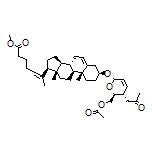 Methyl 6-[(3S,8S,9S,10R,13S,14S,17R)-3-[[(5S,6S)-6-(Acetoxymethyl)-5-(2-oxopropyl)-5,6-dihydro-2H-pyran-2-yl]oxy]-10,13-dimethyl-2,3,4,7,8,9,10,11,12,13,14,15,16,17-tetradecahydro-1H-cyclopenta[a]phenanthren-17-yl]-5-heptenoate