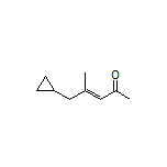 (E)-5-Cyclopropyl-4-methylpent-3-en-2-one