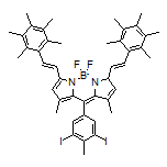 10-(3,5-Diiodo-4-methylphenyl)-5,5-difluoro-1,9-dimethyl-3,7-bis[(E)-2,3,4,5,6-pentamethylstyryl]-3,5-dihydrodipyrrolo[1,2-c:2’,1’-f][1,3,2]diazaborinin-5-uide