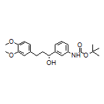 (R)-1-[3-(Boc-amino)phenyl]-3-(3,4-dimethoxyphenyl)-1-propanol
