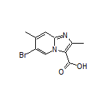 6-Bromo-2,7-dimethylimidazo[1,2-a]pyridine-3-carboxylic Acid