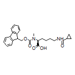 (S)-2-[Fmoc-(methyl)amino]-6-(cyclopropanecarboxamido)hexanoic Acid