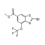 Methyl 2-Bromo-4-(trifluoromethoxy)benzo[d]thiazole-6-carboxylate