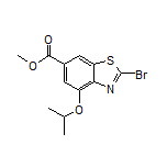 Methyl 2-Bromo-4-isopropoxybenzo[d]thiazole-6-carboxylate