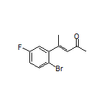 (E)-4-(2-Bromo-5-fluorophenyl)pent-3-en-2-one