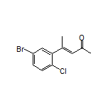 (E)-4-(5-Bromo-2-chlorophenyl)pent-3-en-2-one