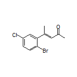 (E)-4-(2-Bromo-5-chlorophenyl)pent-3-en-2-one