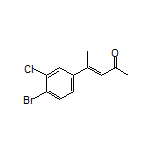 (E)-4-(4-Bromo-3-chlorophenyl)pent-3-en-2-one