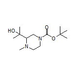 2-(4-Boc-1-methylpiperazin-2-yl)propan-2-ol