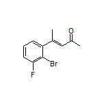 (E)-4-(2-Bromo-3-fluorophenyl)pent-3-en-2-one