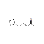 (E)-5-Cyclobutyl-4-methylpent-3-en-2-one