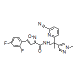 N-[2-(6-Cyano-2-pyridyl)-2-(1-methyl-4-pyrazolyl)propyl]-5-(2,4-difluorophenyl)isoxazole-3-carboxamide