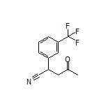 4-Oxo-2-[3-(trifluoromethyl)phenyl]pentanenitrile