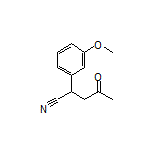 2-(3-Methoxyphenyl)-4-oxopentanenitrile