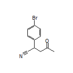 2-(4-Bromophenyl)-4-oxopentanenitrile