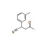 4-Oxo-2-(m-tolyl)pentanenitrile