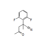 2-(2,6-Difluorophenyl)-2-methyl-4-oxopentanenitrile