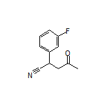 2-(3-Fluorophenyl)-4-oxopentanenitrile