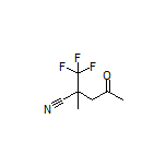 2-Methyl-4-oxo-2-(trifluoromethyl)pentanenitrile