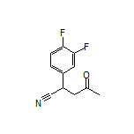 2-(3,4-Difluorophenyl)-4-oxopentanenitrile